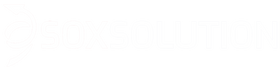 Sox Solution Logo in White.