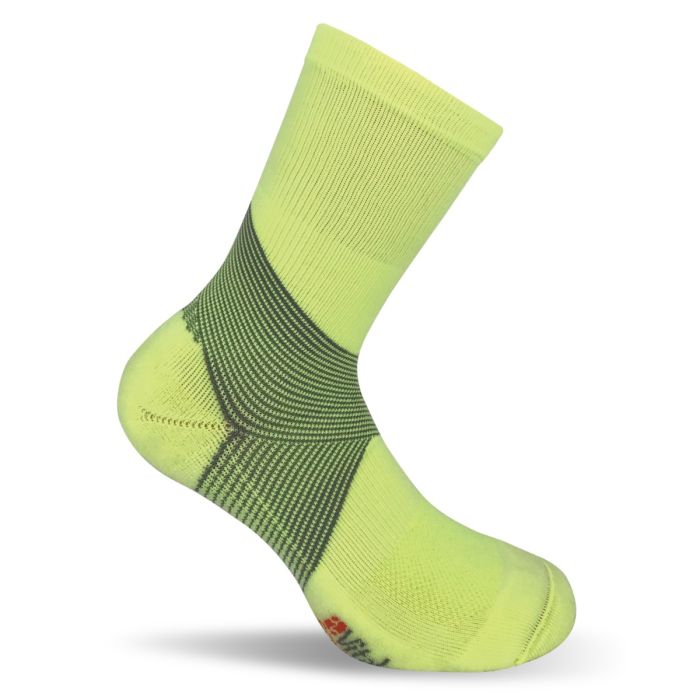 Sustainable Socks, Eco-friendly Yellow Crew Socks