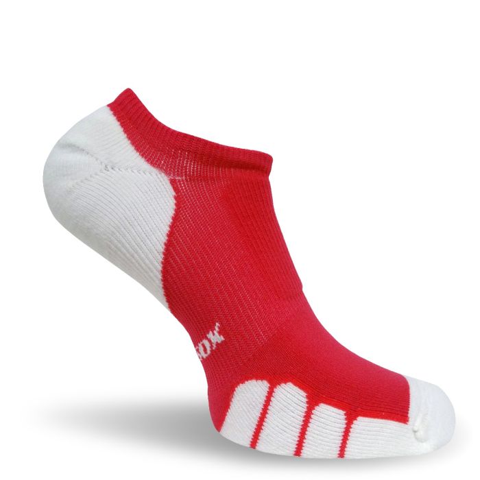 Tennis Socks No Show -RED-L
