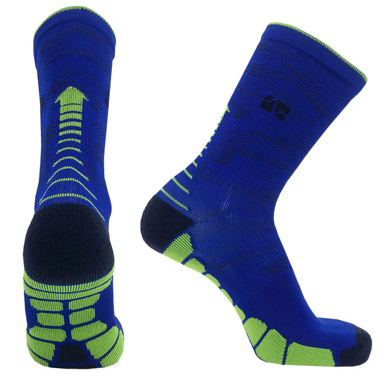 CAMO SOCKS - PERFORMANCE CAMO CREW - Blue