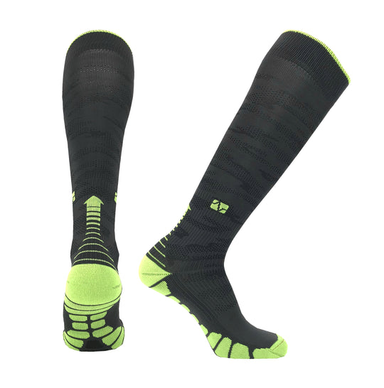 Yellow Camo Compression Socks