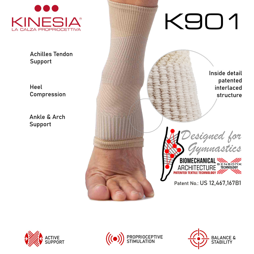 K901 KINETAPE Functional Compression Proprioceptive Ankle Support