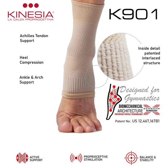 K901 KINETAPE Functional Compression Proprioceptive Ankle Support