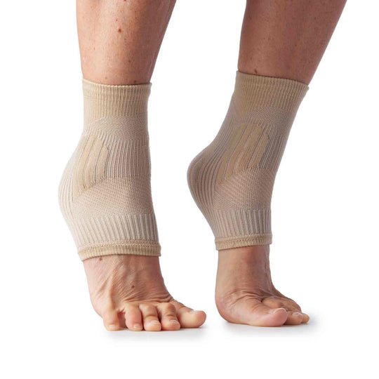 K912 KINEPLUS Lower Cut Compression Proprioceptive Ankle Supports – with shock-absorbing padding