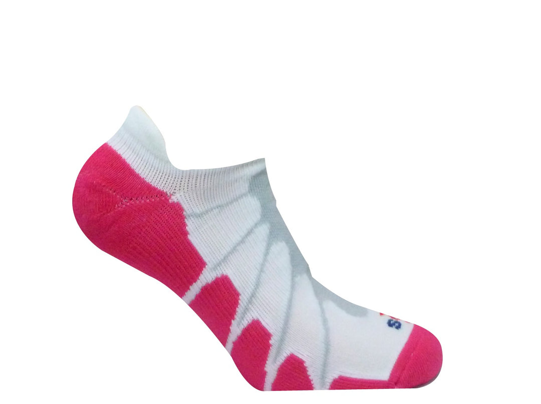 Multisport SOX No Show - SS6011 - White and Pink
