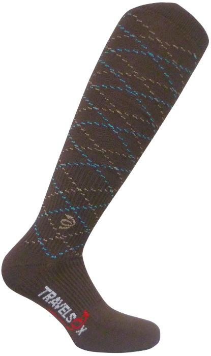 Argyle Travel Graduated Compression Socks - TS5000