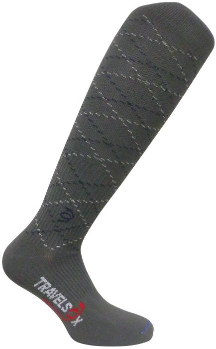 Argyle Travel Graduated Compression Socks - TS5000