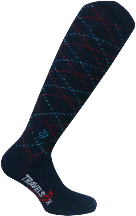 Argyle Travel Graduated Compression Socks - TS5000