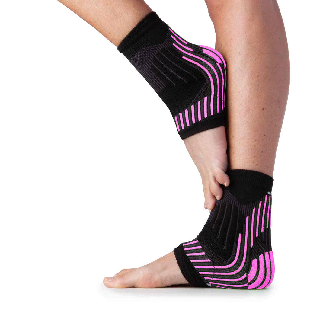 K912 KINEPLUS Lower Cut Compression Proprioceptive Ankle Supports – with shock-absorbing padding