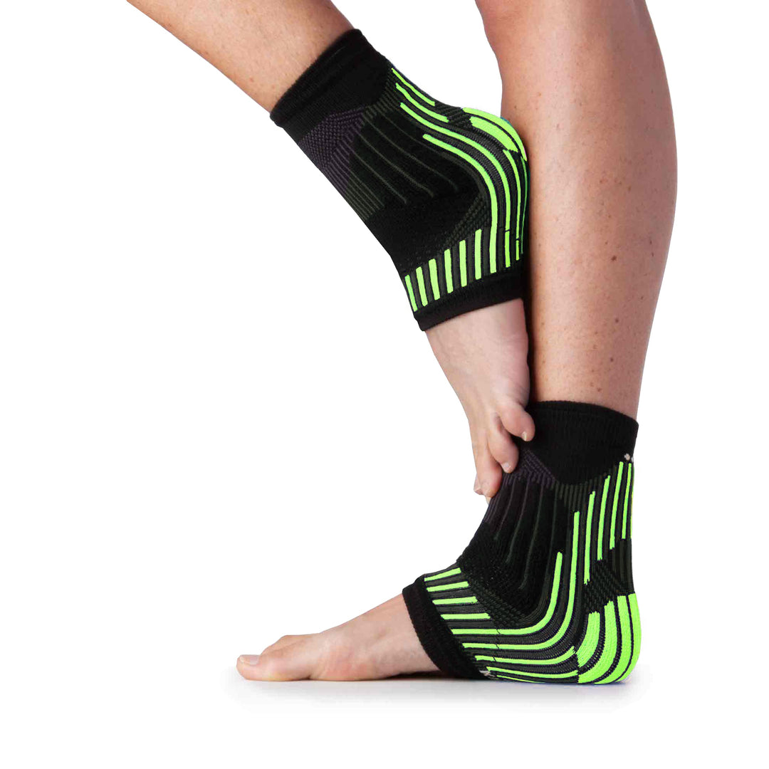 K912 KINEPLUS Lower Cut Compression Proprioceptive Ankle Supports – with shock-absorbing padding