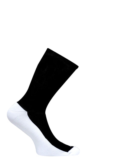 DIABETIC CREW FOOT AND ANKLE SUPPORT - SS5011 - Black