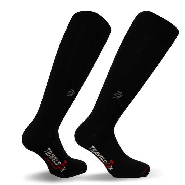 Compression socks for Travel in Black