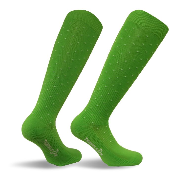 Travel Compression Socks With Soft Padding-DTS-GRN-S