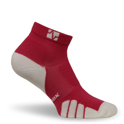 Tennis Socks Low Cut Red-FUS-L